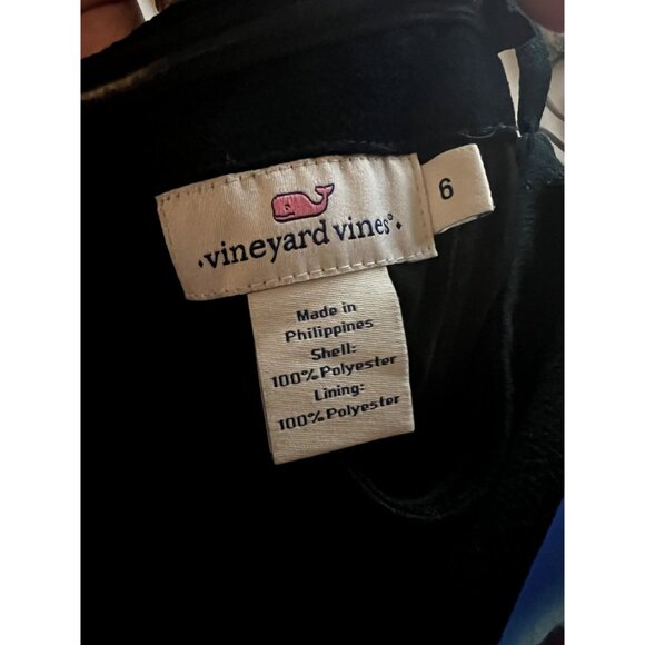 Vineyard Vines Jumpsuit Romper Women's Size 6 Black Excellent VERY gently used c - Picture 8 of 13